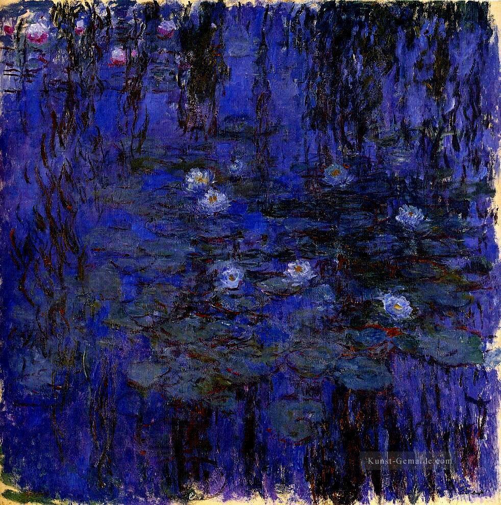 Wasserlilien 1916 1919 Claude Monet impressionistische Blumen Ölgemälde